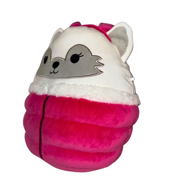 Squishmallows Pink & White Holiday Axolotl Plush – Authentic Kellytoy – 10” - Picture 3 of 7